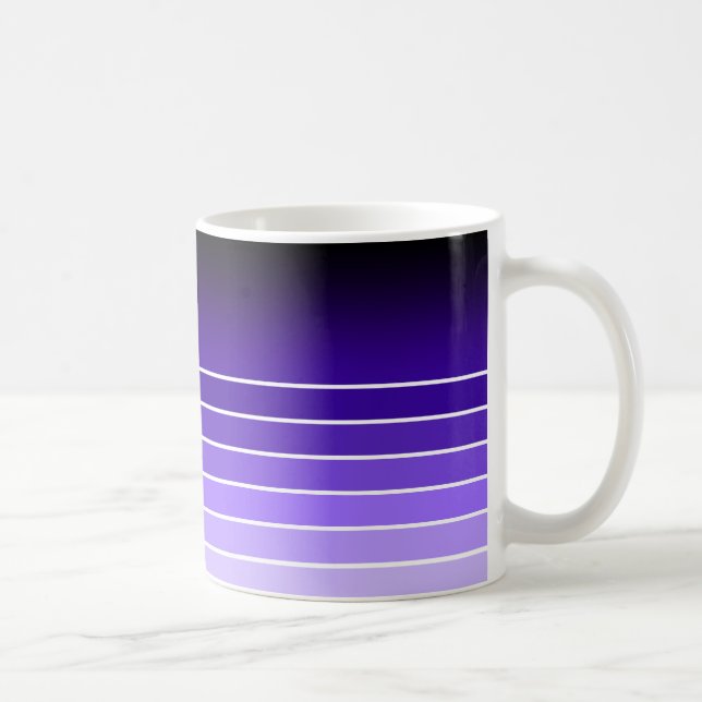 Taza De Café muestra púrpura (Derecha)