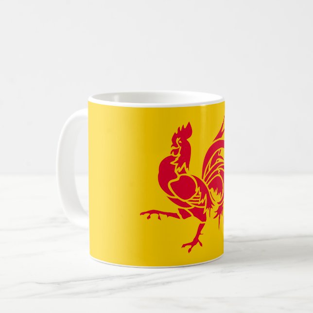 Taza De Café Muestra tus colores - Wallonie (Anverso izquierdo)