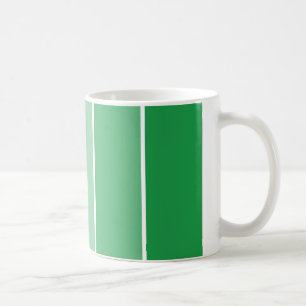 Taza De Café Muestras de pintura verde brillante