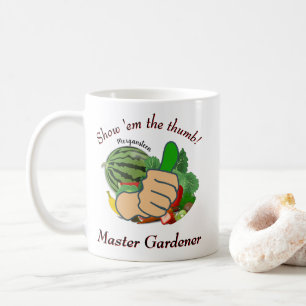 Taza De Café Muéstrenme el maestro jardinero