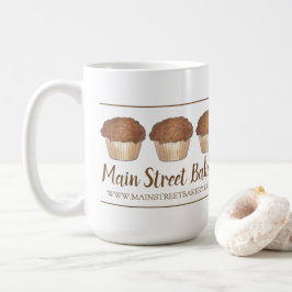 Taza De Café Muffin de crucero por las calles horneado por comi