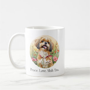 Taza De Café Mug (11 oz) — Paz. Amor. Shih Tzu