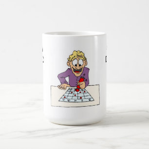 Taza De Café Mug/#1 papá con papá jugando bingo