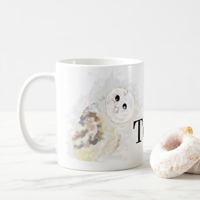 Taza De Café Mug: # 1 Profesor (Con donut)
