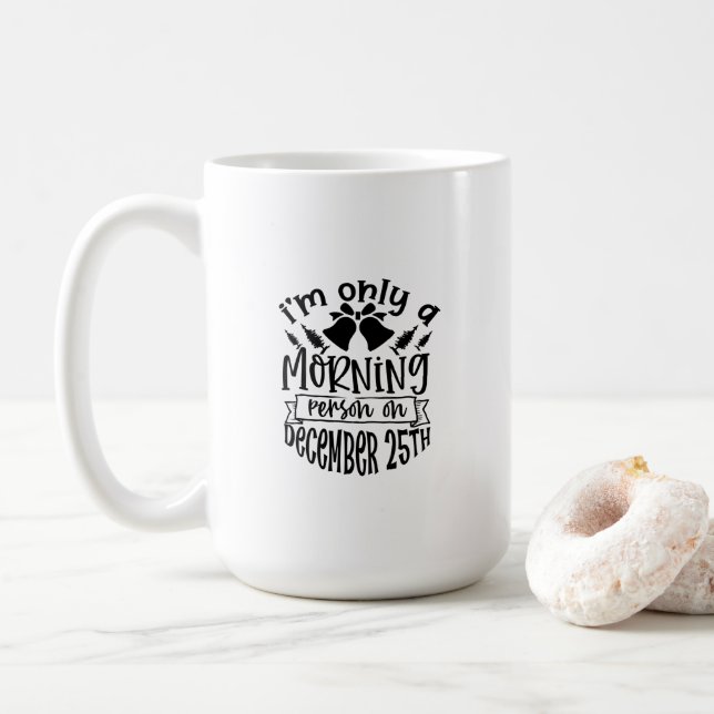 Taza De Café Mug (443 ml) - December 25th (Con donut)