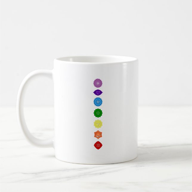 Taza De Café Mug  7 Chakras (Izquierda)