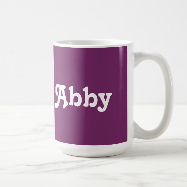 Taza De Café Mug Abby (Derecha)