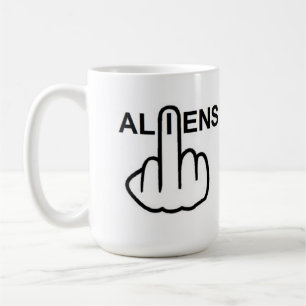 Taza De Café Mug Aliens Flip