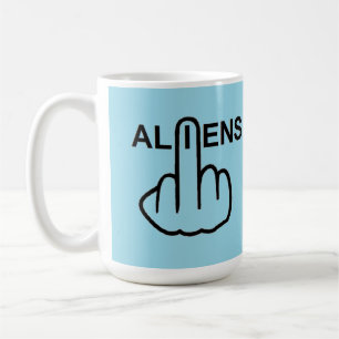 Taza De Café Mug Aliens Flip
