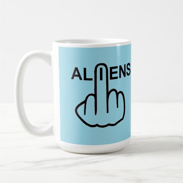 Taza De Café Mug Aliens Flip (Izquierda)