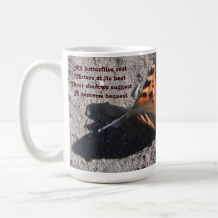 Taza De Café Mug All Butterflies Descansa Poema De Ladee Basset