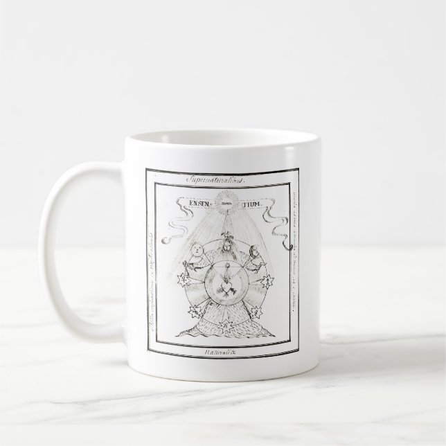 Taza De Café Mug alquímica "Ensentium" (Izquierda)