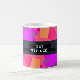 Taza De Café Mug amarilla "inspira"