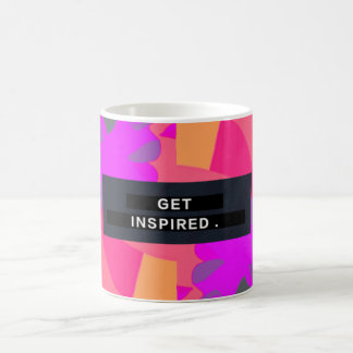 Taza De Café Mug amarilla "inspira"