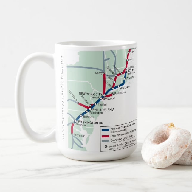 Taza De Café Mug. AmeriStarRail (Con donut)