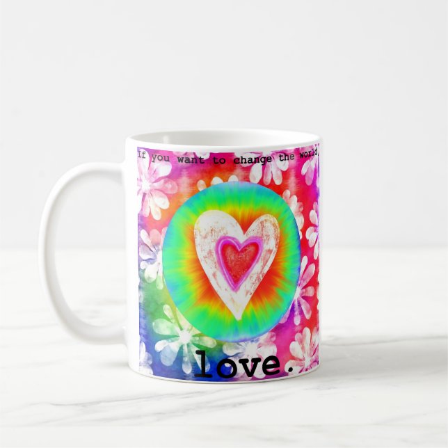 Taza De Café Mug. "Amor" (Izquierda)