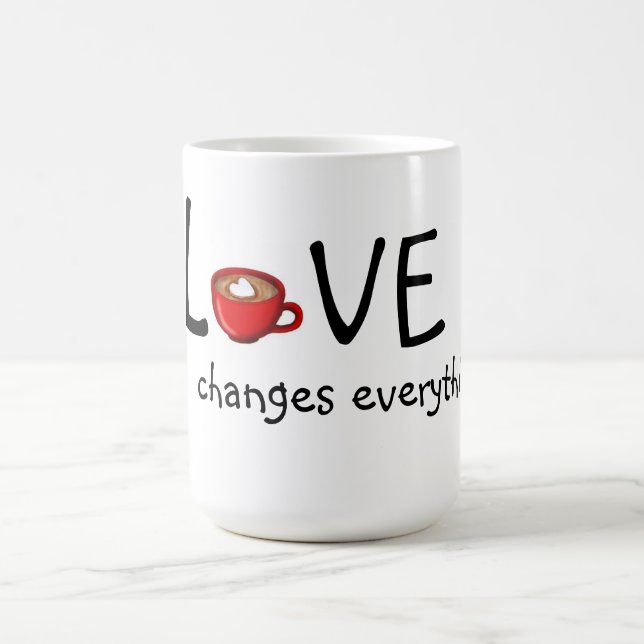 Taza De Café Mug/Amor cambia todo (Centro)