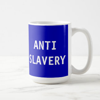 Taza De Café Mug Anti Slavery Blue