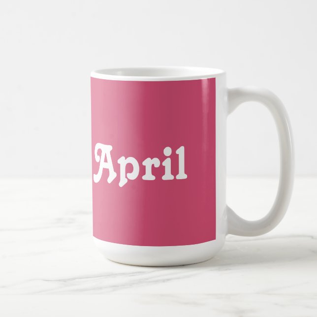 Taza De Café Mug April (Derecha)