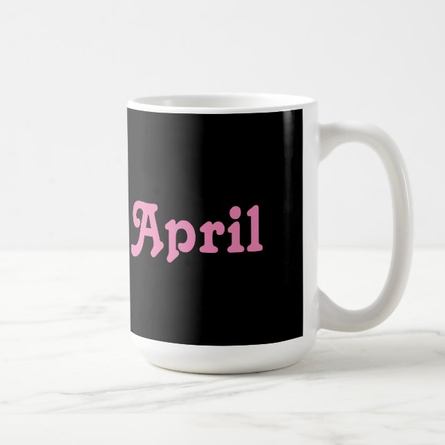 Taza De Café Mug April (Derecha)