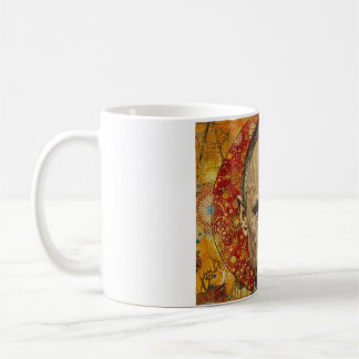 Taza De Café Mug art abstrait Poutine