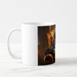 Taza De Café Mug art abstrait Poutine