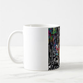 Taza De Café Mug art abstrait Zelensky
