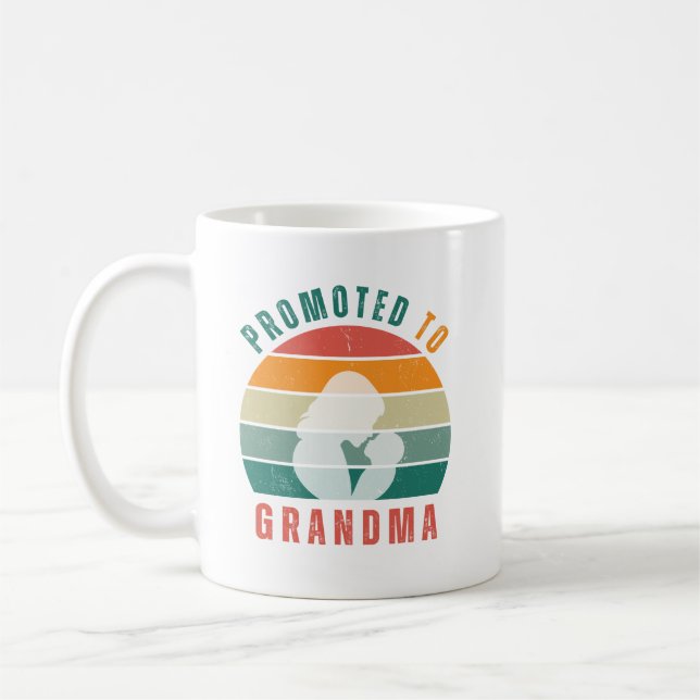Taza De Café Mug ascendida a la abuela (Izquierda)