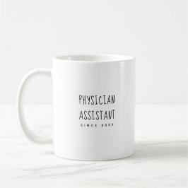 Taza De Café Mug. asistente de médico personalizado personaliza