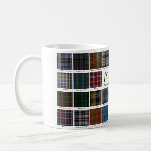 Taza De Café Mug aux Tartans Français (Izquierda)