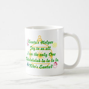 Taza De Café Mug auxiliar de Santa