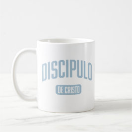 Taza De Café Mug Azul de Luz Discípula (Español)
