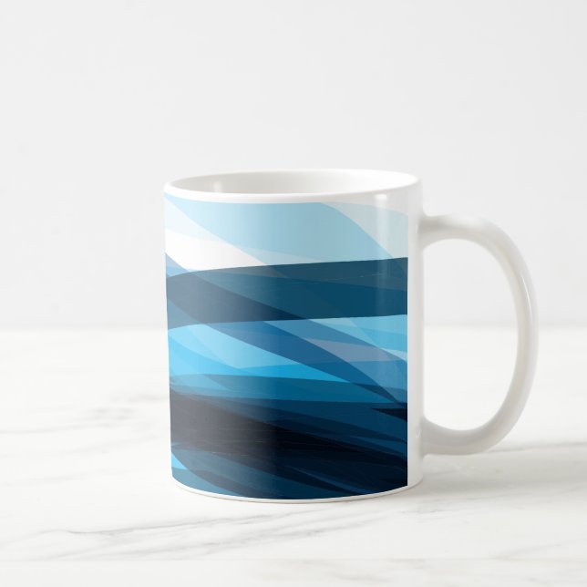 Taza De Café Mug azul etéreo (Derecha)