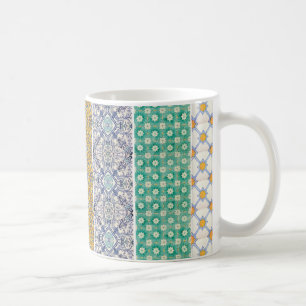 Taza De Café mug azulejos pastel