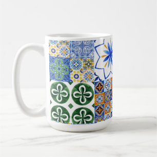 Taza De Café Mug. Baldosas portuguesas