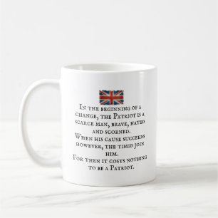 Taza De Café Mug - Bandera de la Unión con lema patriótico 14