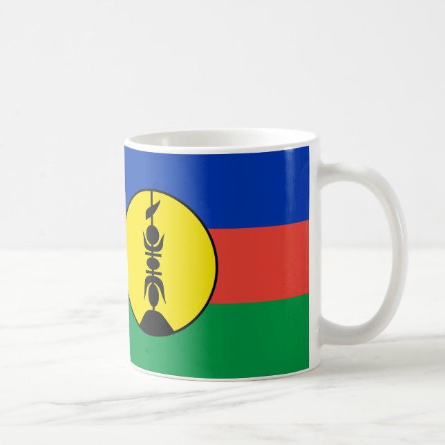 Taza De Café Mug Bandera de Nueva Caledonia (Derecha)
