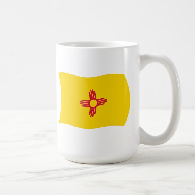 Taza De Café Mug Bandera de Nuevo México (Derecha)