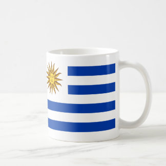 Taza De Café "Mug Bandera Uruguay - Cerámica del Orgullo Nacion