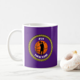 Taza De Café Mug Basketball Player - Añadir nombre y número