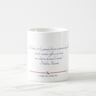 Taza De Café Mug Bastiat Etat fiction