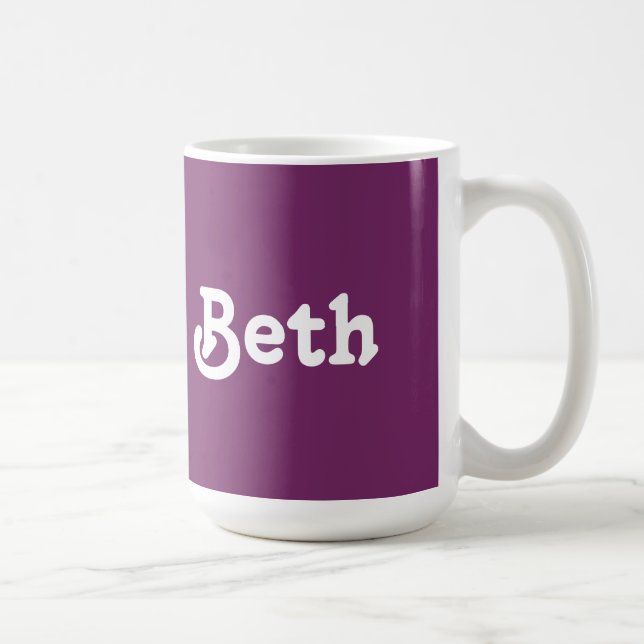 Taza De Café Mug Beth (Derecha)
