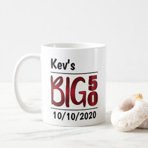Taza De Café Mug "Big 50" masculino personalizado