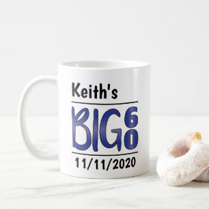 Taza De Café Mug "Big 60" masculino personalizado