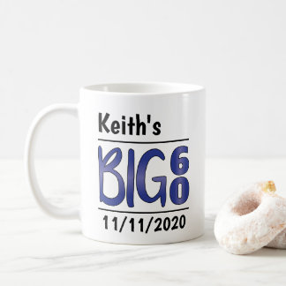 Taza De Café Mug "Big 60" masculino personalizado