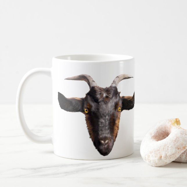 Taza De Café Mug - Billy the Goat (Con donut)