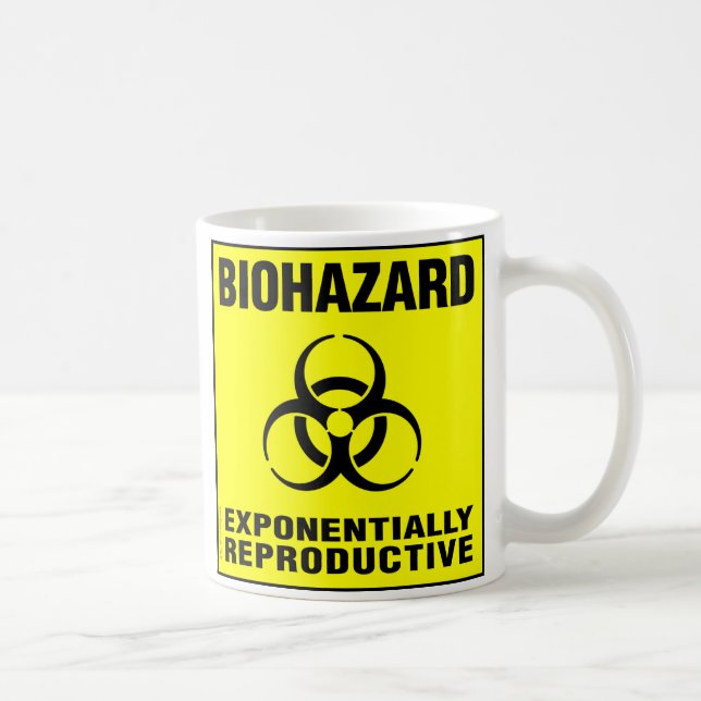 Taza De Café Mug "BIOHAZARD" (Derecha)