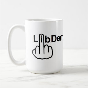 Taza De Café Mug Bird Flib Lib Dem Flip