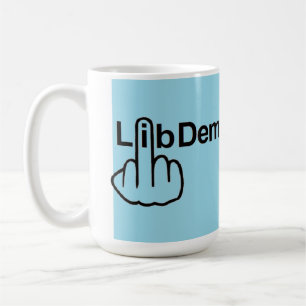Taza De Café Mug Bird Flib Lib Dem Flip