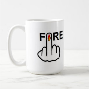 Taza De Café Mug Bird Flim Fire Flip